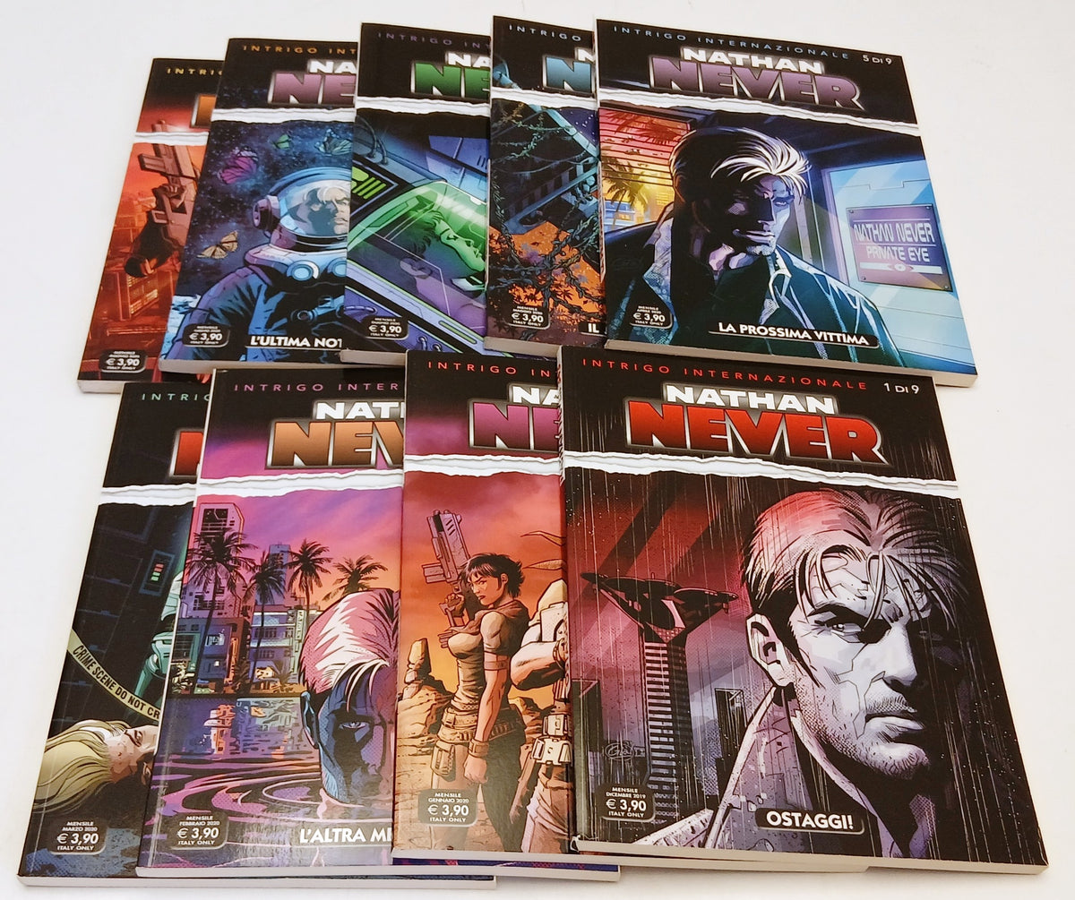 Nathan Never 343/351 Intrigo internazionale 1/9 miniserie completa- Bonelli- D26