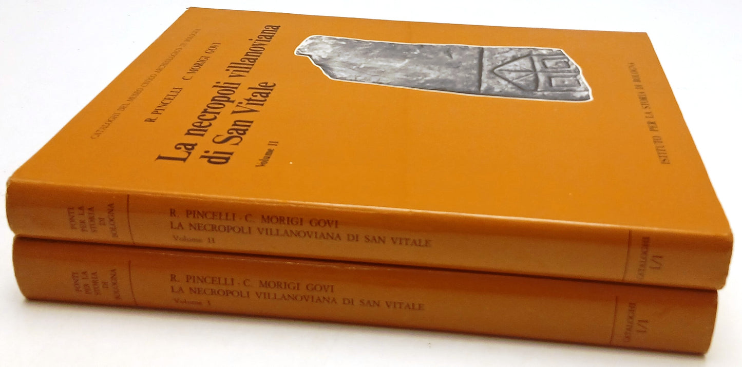 La necropoli villanoviana di San Vitale 2 volumi - Pincelli Morigi Govi - YFS363