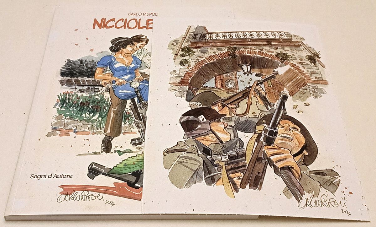Niccioleta 1944 Noi eravamo li' - Carlo Rispoli- Segni d'Autore- litografia- L26