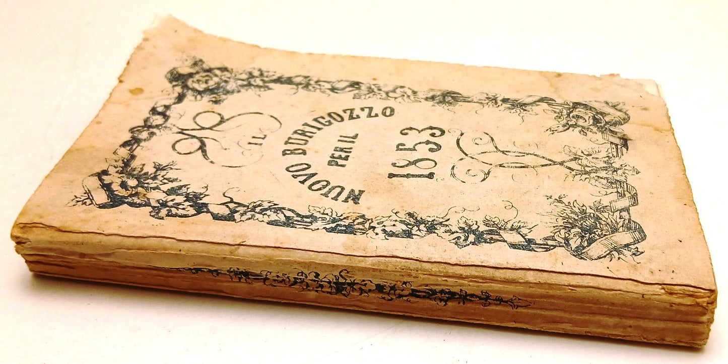 Il nuovo Burigozzo per il 1853 Almanacco del ricco e povero - Vallardi - ZFS112