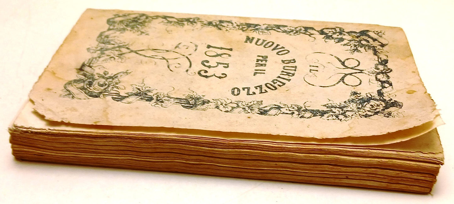 Il nuovo Burigozzo per il 1853 Almanacco del ricco e povero - Vallardi - ZFS112