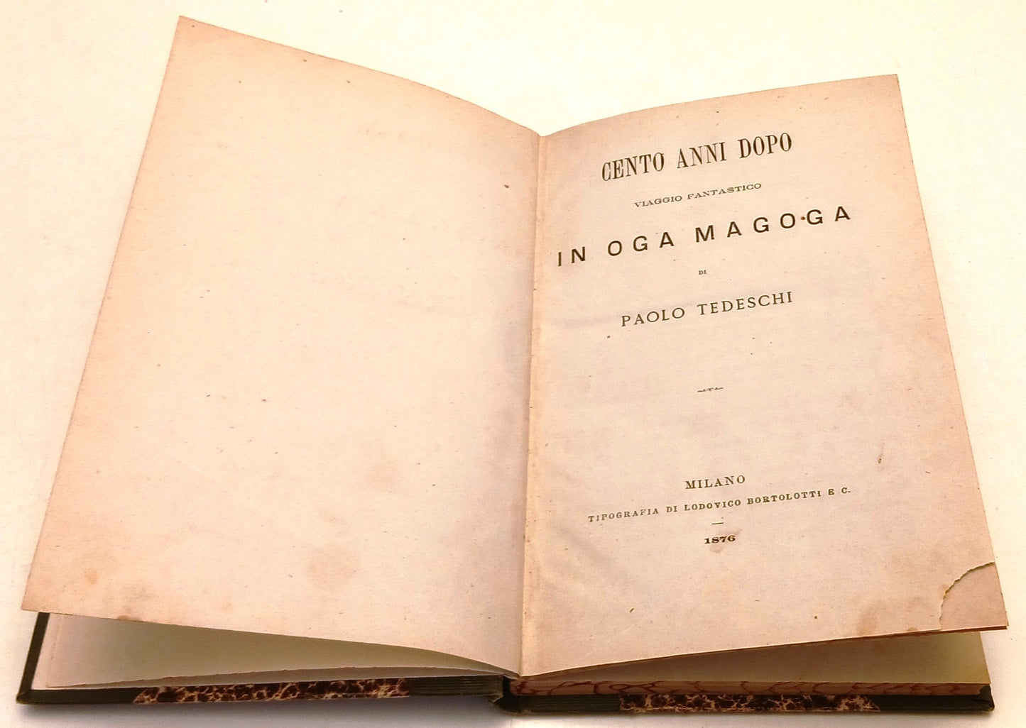 Cento anni dopo Viaggio fantastico In Oga Magoga - Paolo Tedeschi - 1876- XFS111