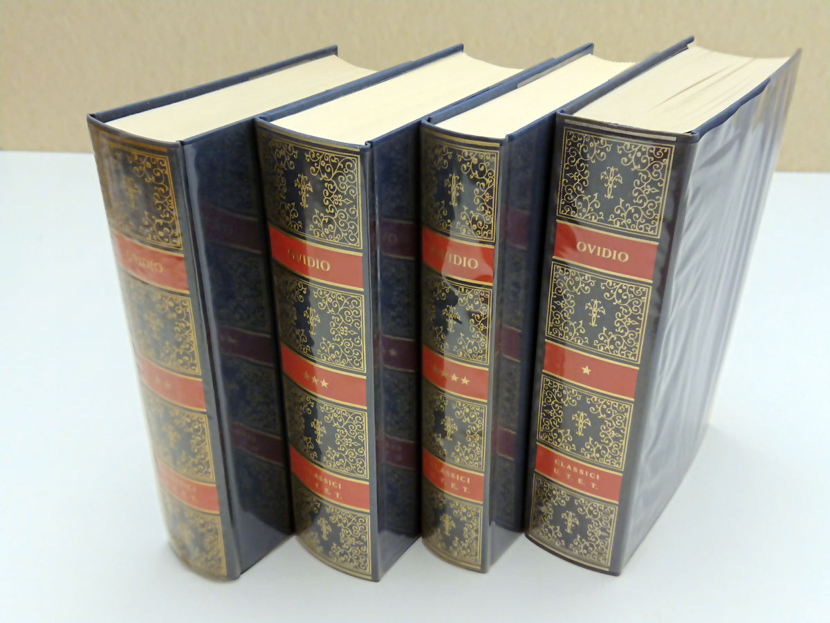 Opere (4 volumi) - Ovidio - UTET Classici Latini - 1a ed. - XFS