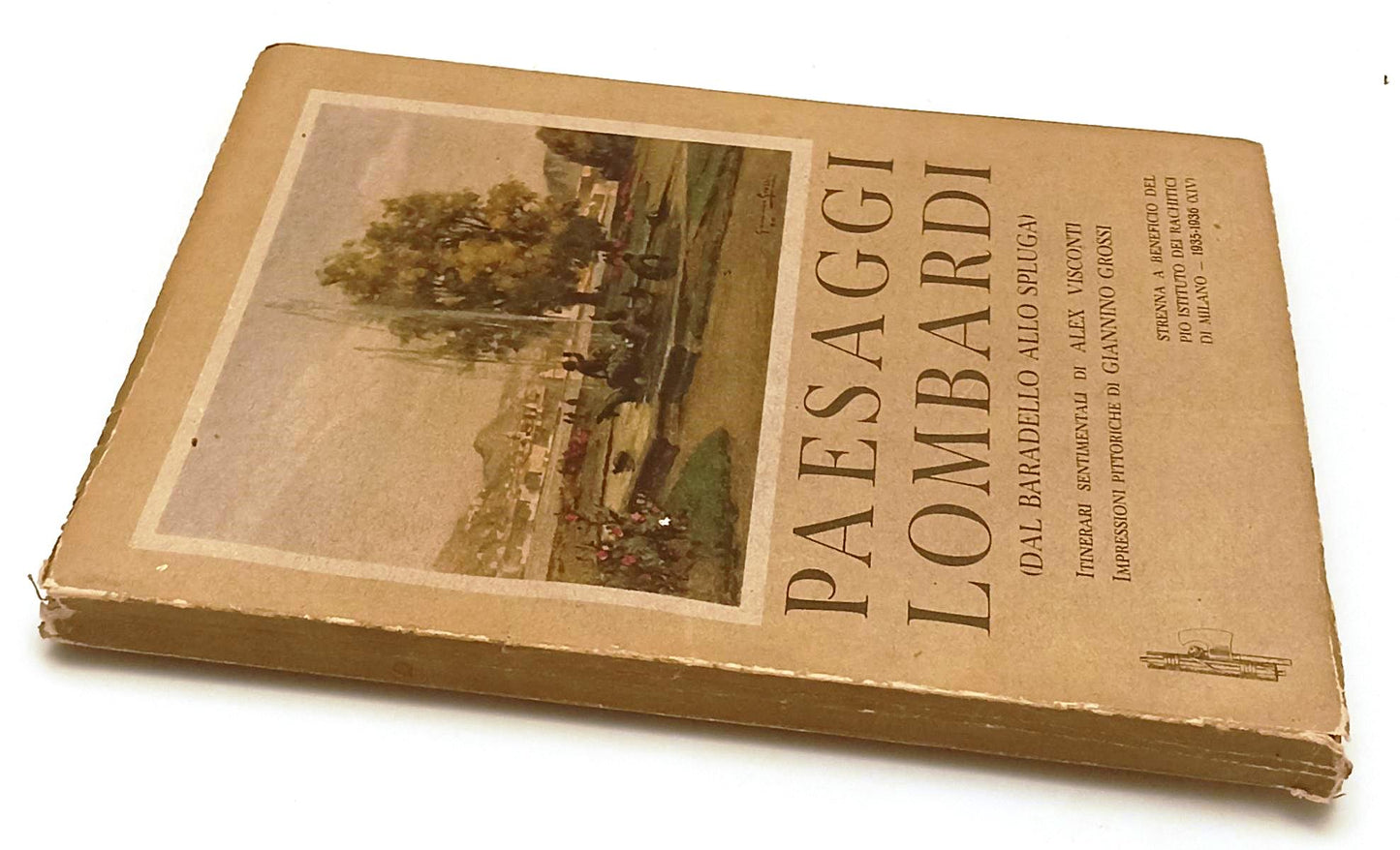 LT- PAESAGGI LOMBARDI BARADELLO SPLUGA - VISCONTI GROSSI - 1935 /1936- B- YFS707