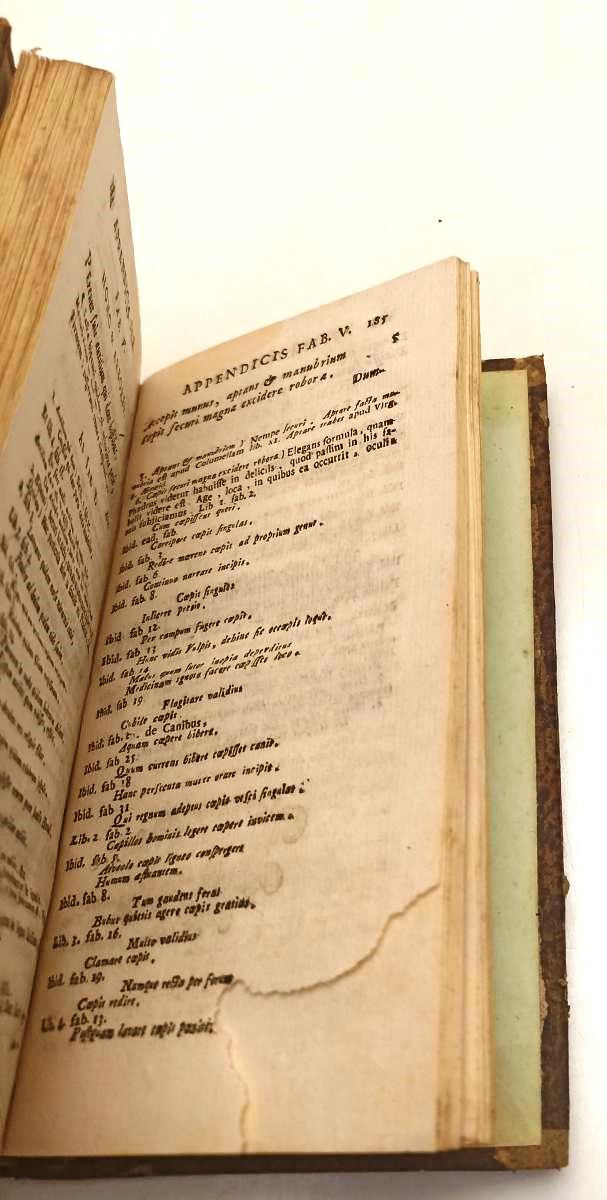 LH- PHAEDRI AUGUSTI LIBERTI FABULAE FABULE - PATAVII SEMINARII - 1730 - C- XFS38