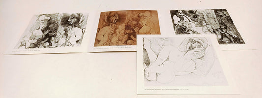 LT- PIEGHEVOLE D'ARTE PICASSO PROPOS LIBERTINS GALERIE JAN KRUGIER - RVSa431