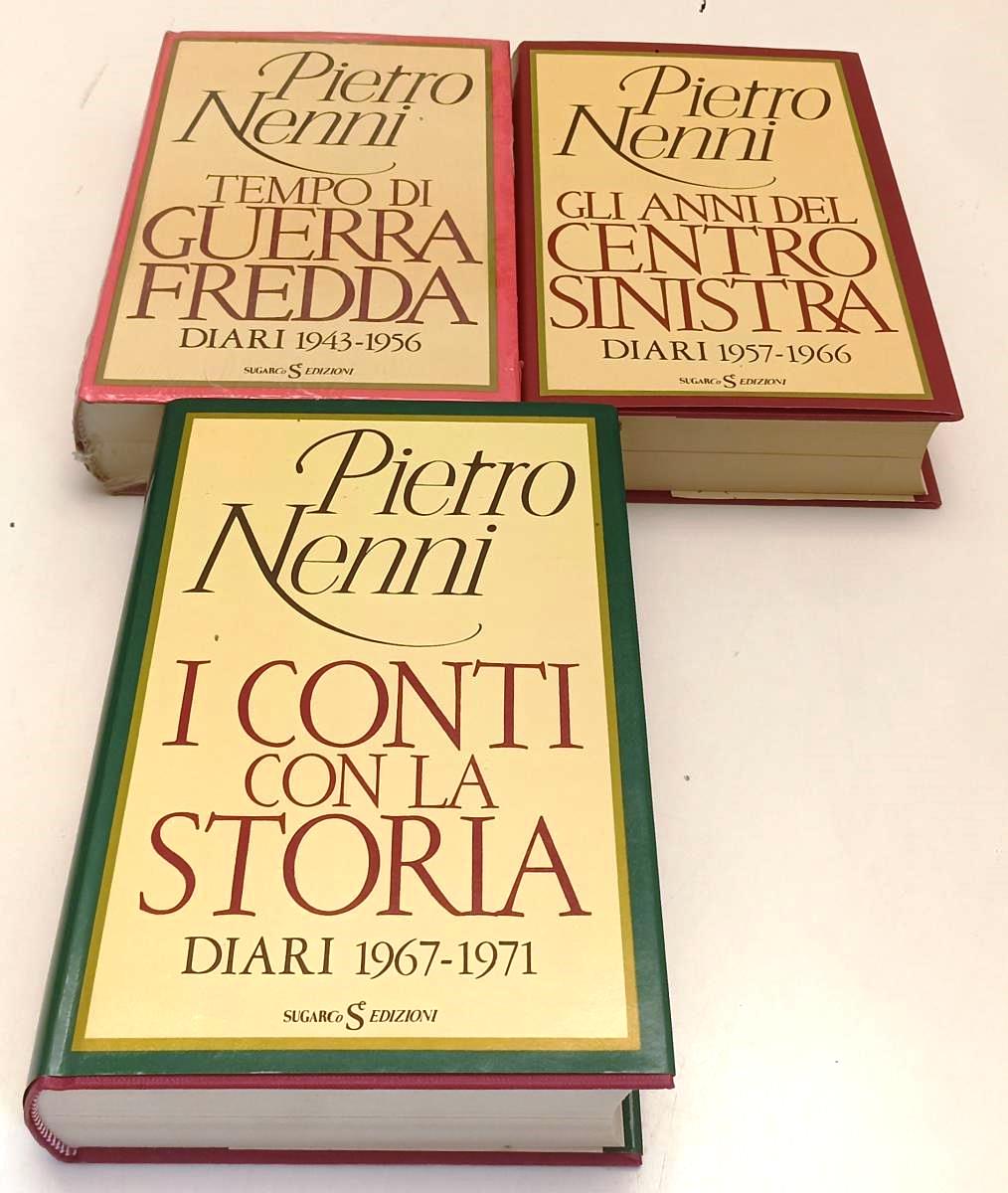 LN- DIARI 3 VOLUMI GUERRA FREDDA CENTRO SINISTRA - PIETRO NENNI- SUGARCO- YFS332