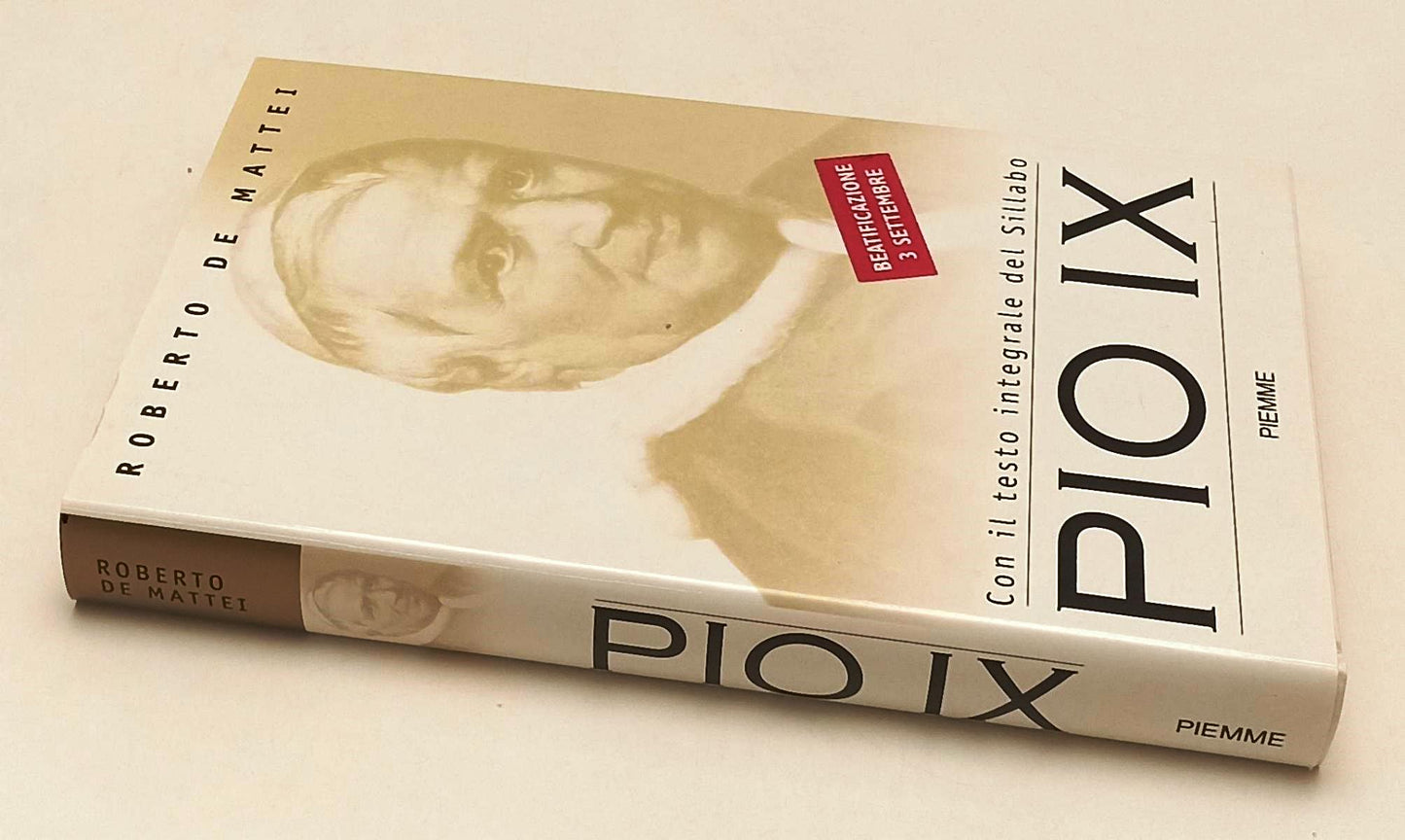LD- PIO IX TESTO INTEGRALE DEL SILLABO - DE MATTEI - PIEMME --- 2000- CS- YFS630