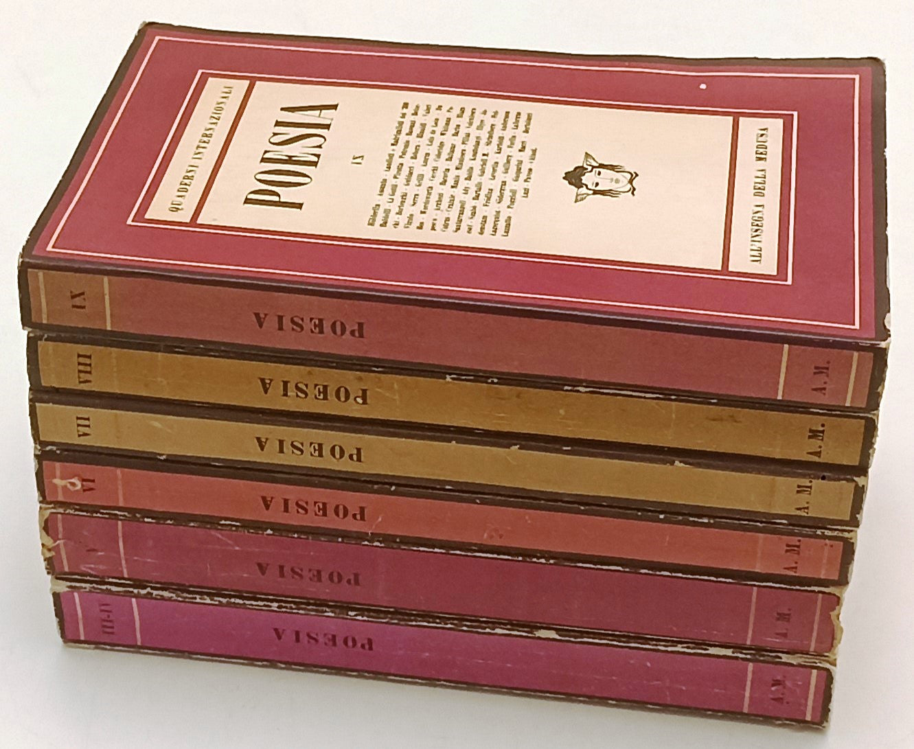 QUADERNI DI POESIA III/IX -- MONDADORI - MEDUSA - 1a ED. - 1946/1948- B- XFS