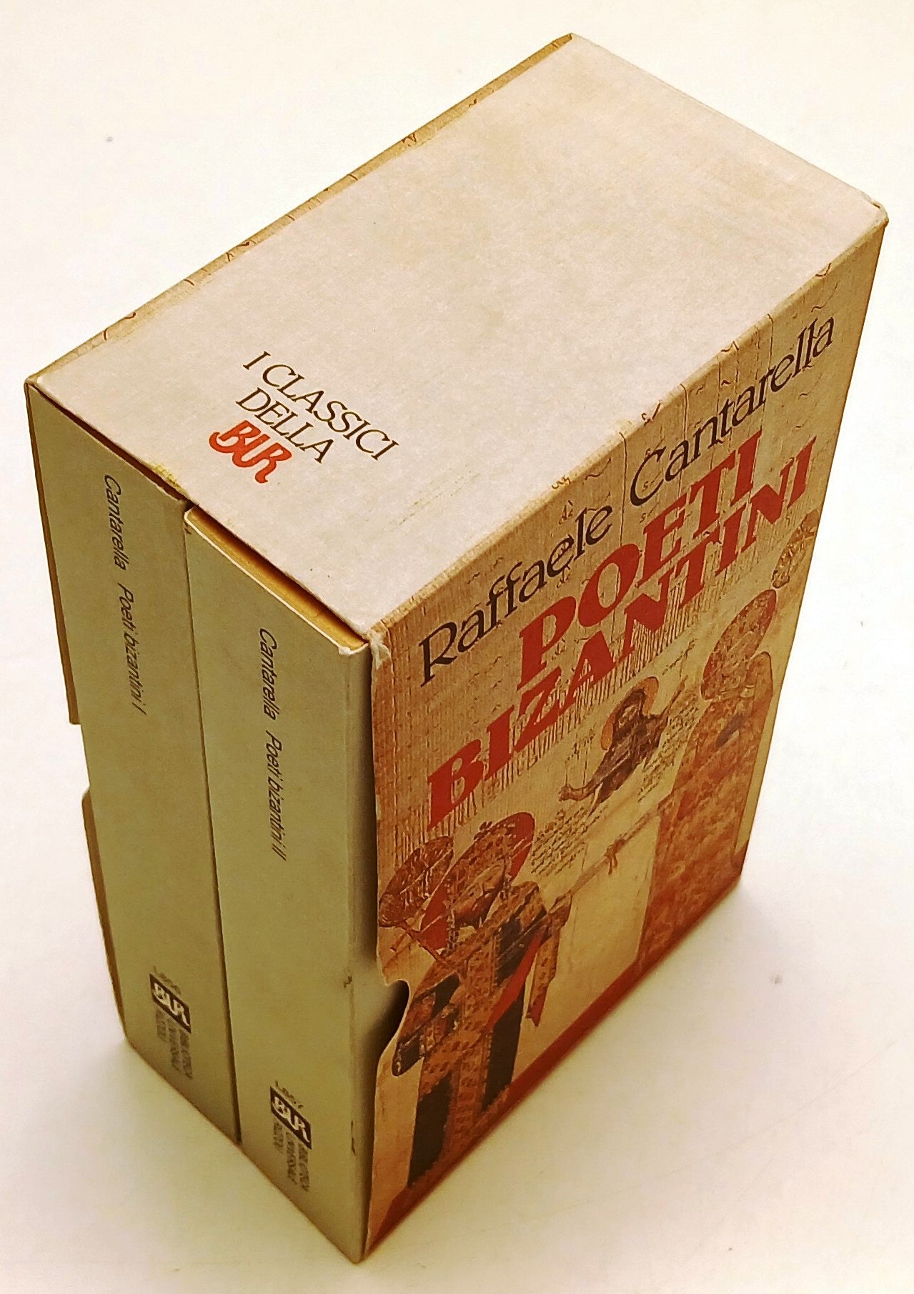 LN- POETI BIZANTINI 2 VOLUMI - RAFFAELE CANTARELLA - RIZZOLI- BUR-- 1992- B- XFS