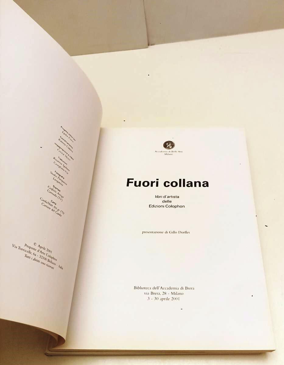 LT- LIBRI D'ARTISTA 3 VOLUMI POIEIN VOLA ALTA PAROLA FUORI - COLOPHON - YFS705 