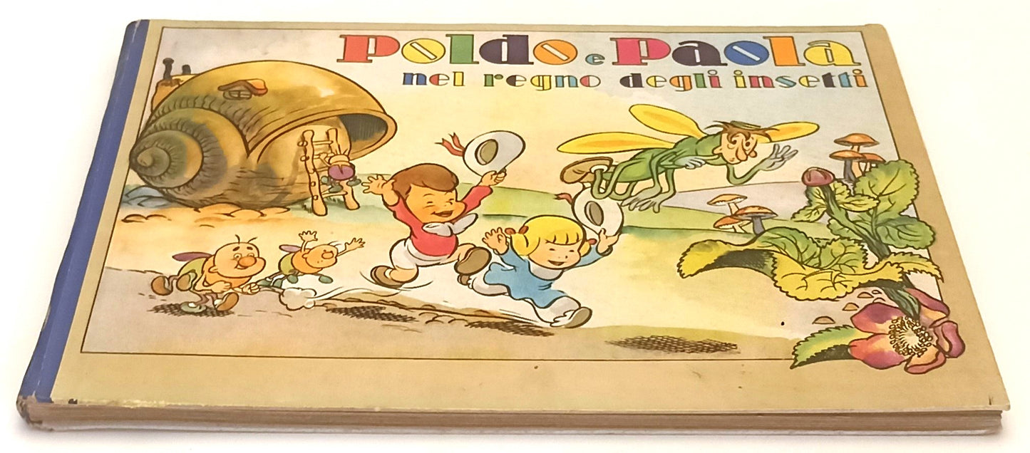 LB- POLDO E PAOLA NEL REGNO DEGLI INSETTI - NINO PAGOTTO FABULA- CICOGNA- YFS699