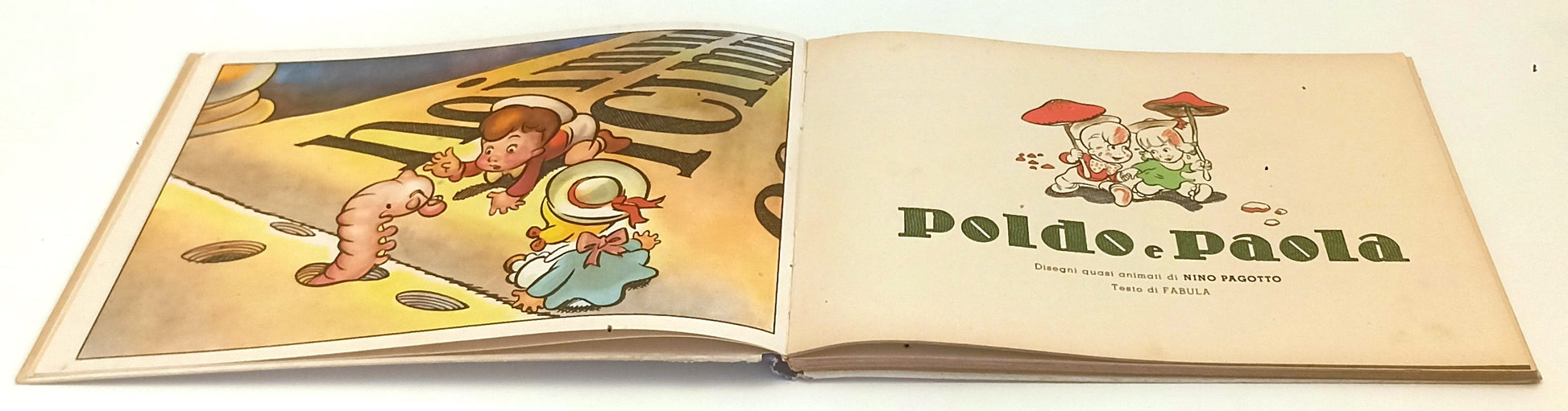 LB- POLDO E PAOLA NEL REGNO DEGLI INSETTI - NINO PAGOTTO FABULA- CICOGNA- YFS699