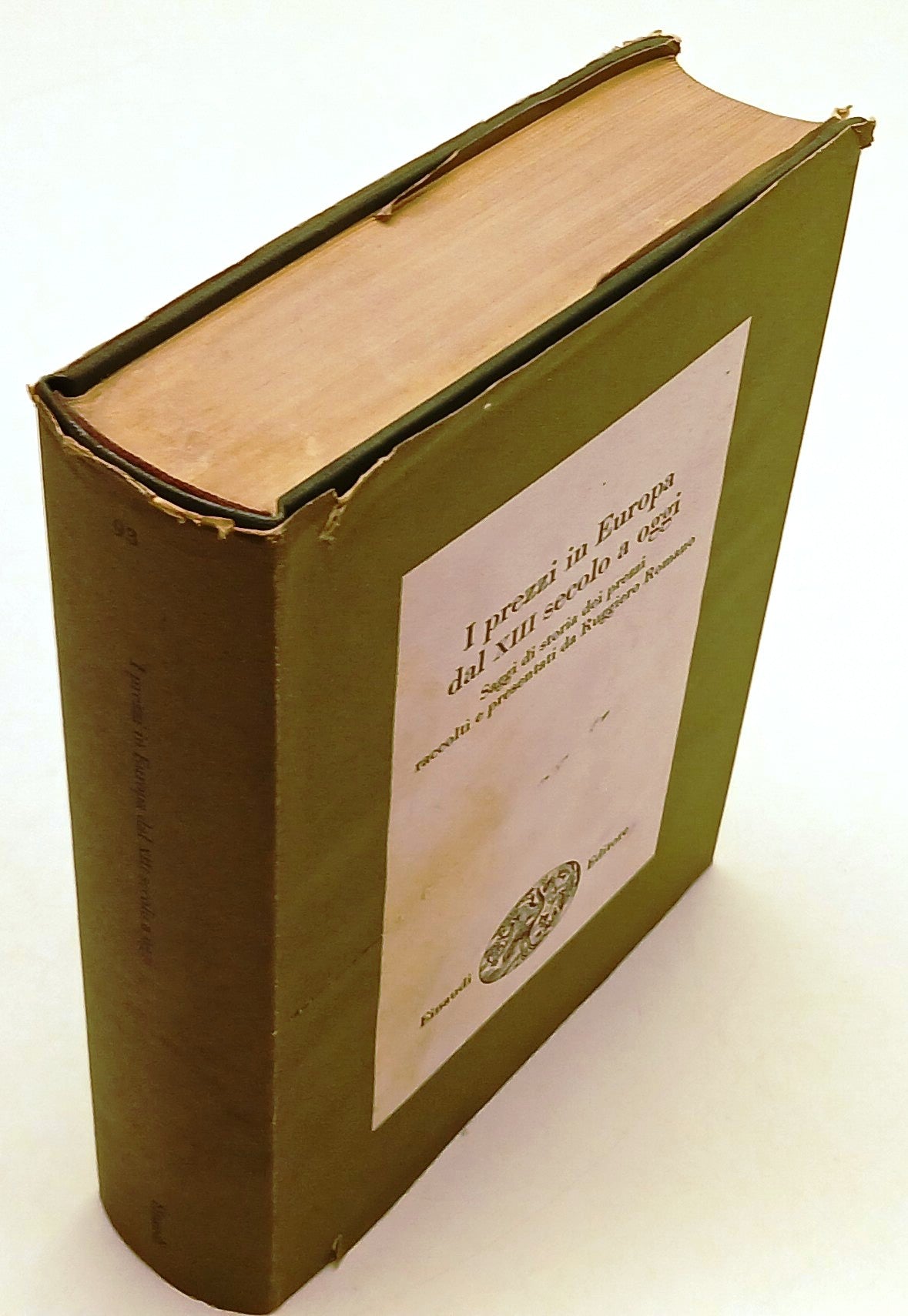 LS- I PREZZI IN EUROPA DAL XIII SECOLO A OGGI -- EINAUDI-- 1a ED.- 1967- CS- XFS