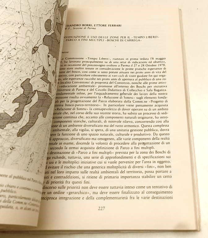 LS- PROGETTAZIONE AMBIENTALE ATTI CONVEGNO BOSCHI CARREGA PARMA - 1982 - B- YPL5