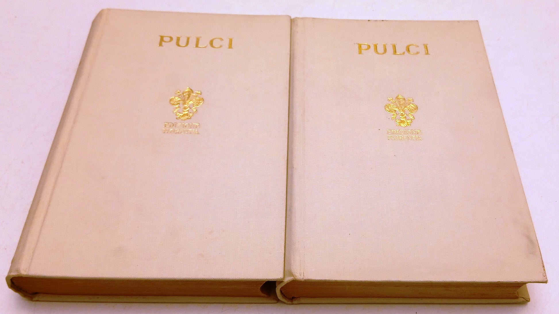 LN- MORGANTE 2 VOLUMI- LUIGI PULCI- SALANI- FLORENTIA CLASSICI-- 1930- C- YFS661