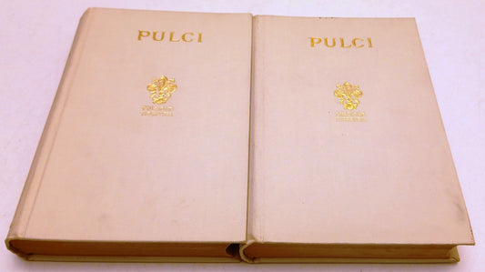 LN- MORGANTE 2 VOLUMI- LUIGI PULCI- SALANI- FLORENTIA CLASSICI-- 1930- C- YFS661