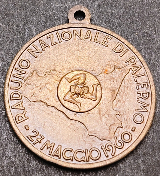 CB- Medaglia Associazioni combattestiche 1860-1960 Ai Mille - Palermo- GTTS233