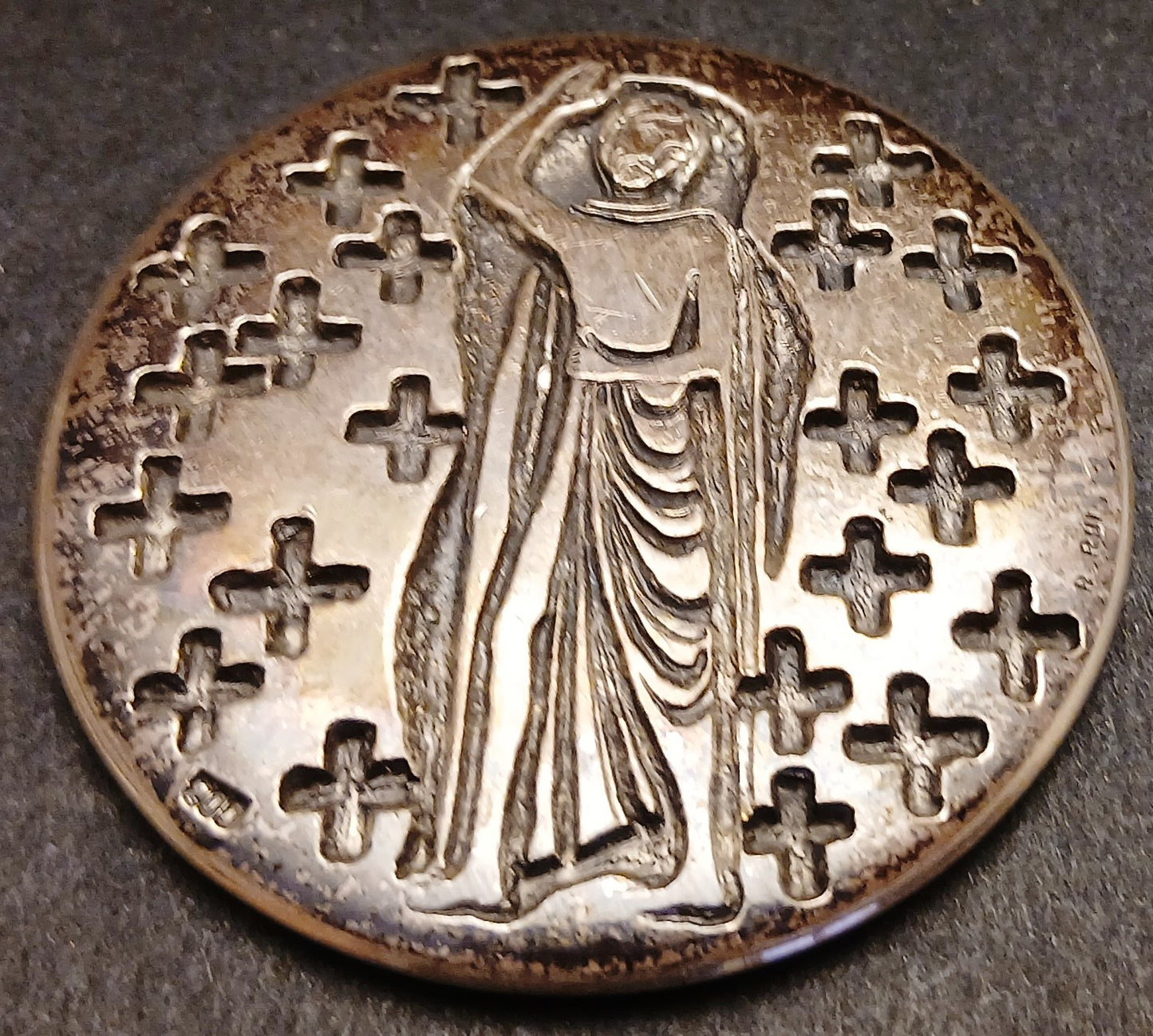 CB- Medaglia Paulus VI viaggio Uganda Africa 1969 MCMLXIX  - argento - GTTS173