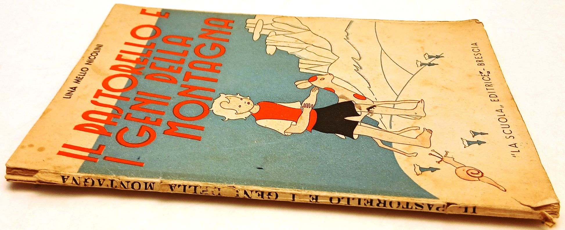 Il pastorello e i genii della montagna- Mello Nicolini- La Scuola- 1949- RVSa993