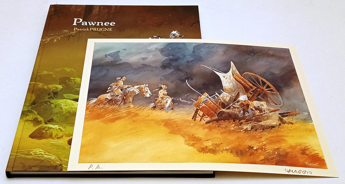 Pawnee - Patrick Prugne - Segni d'Autore - litografia - L26