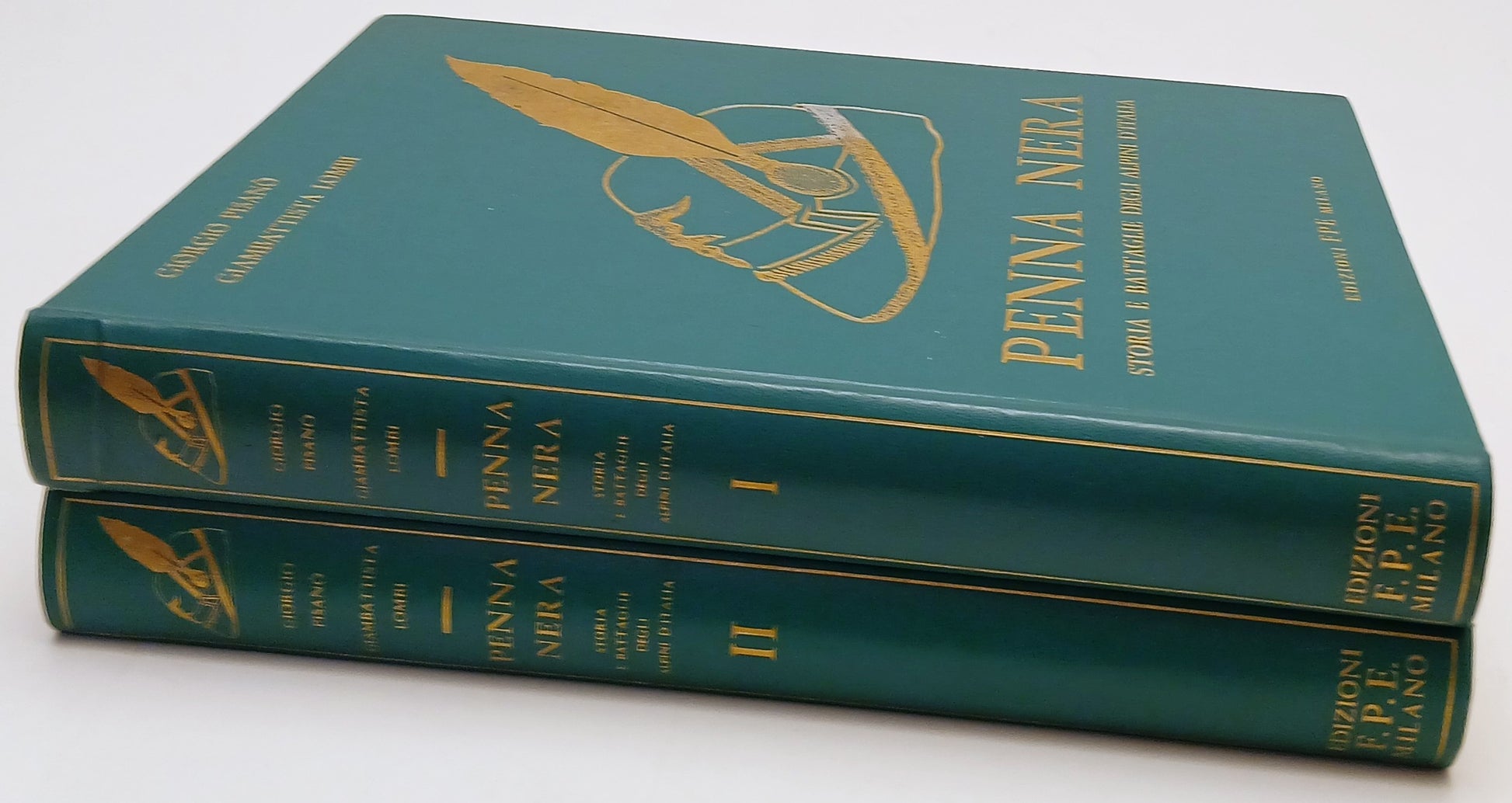 Penna Nera 2 volumi Storia battaglie Alpini d'Italia- Pisano' Lombi- FPE- YFS933