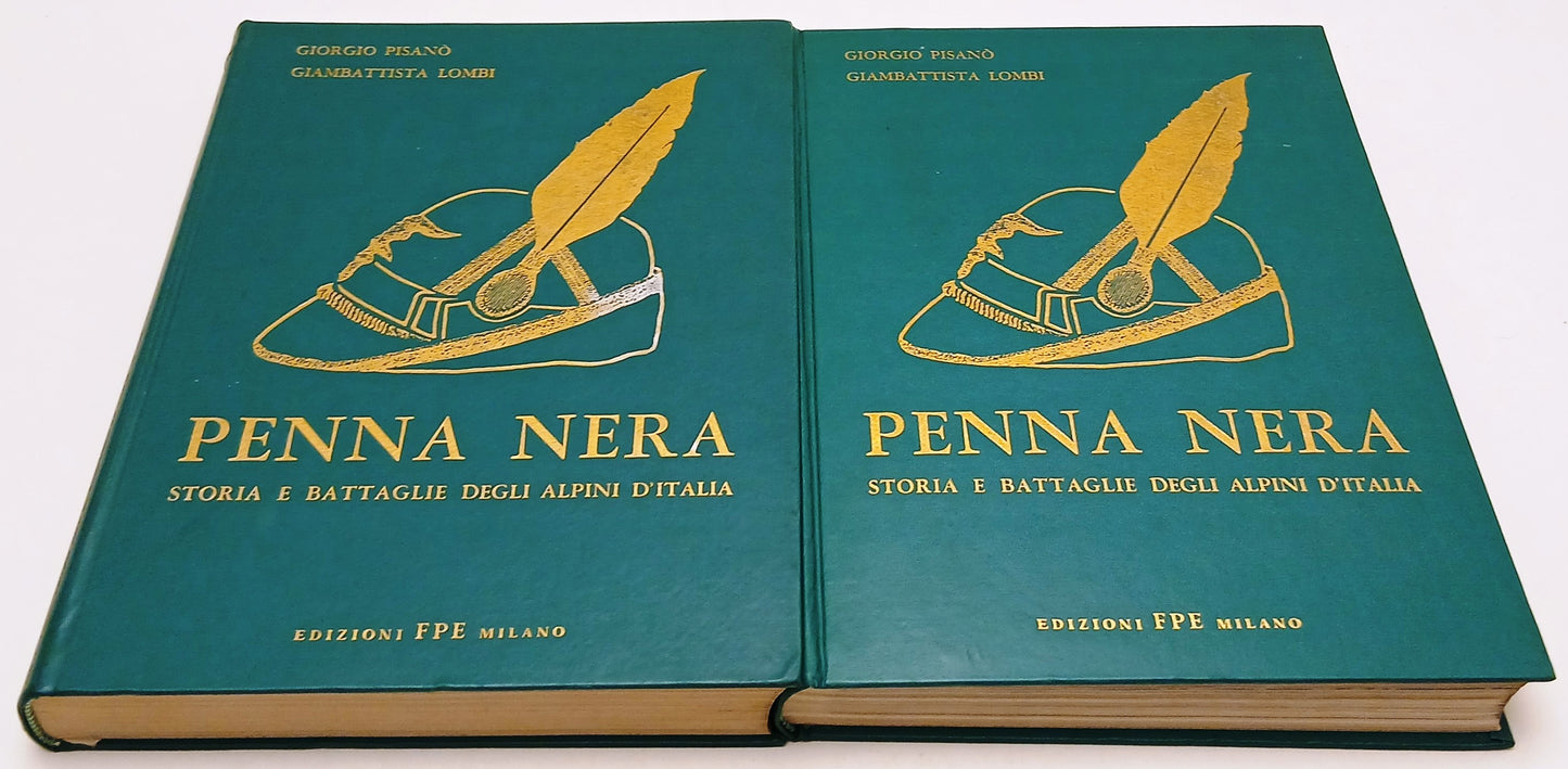 Penna Nera 2 volumi Storia battaglie Alpini d'Italia- Pisano' Lombi- FPE- YFS933
