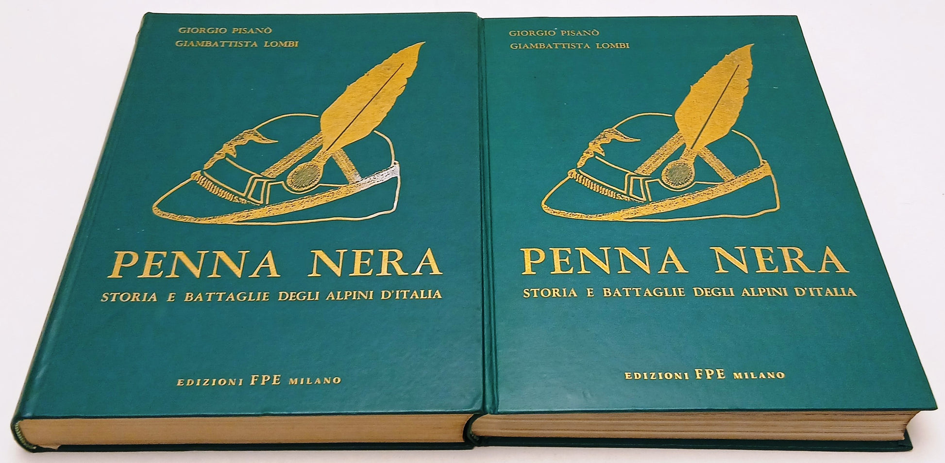 Penna Nera 2 volumi Storia battaglie Alpini d'Italia- Pisano' Lombi- FPE- YFS933