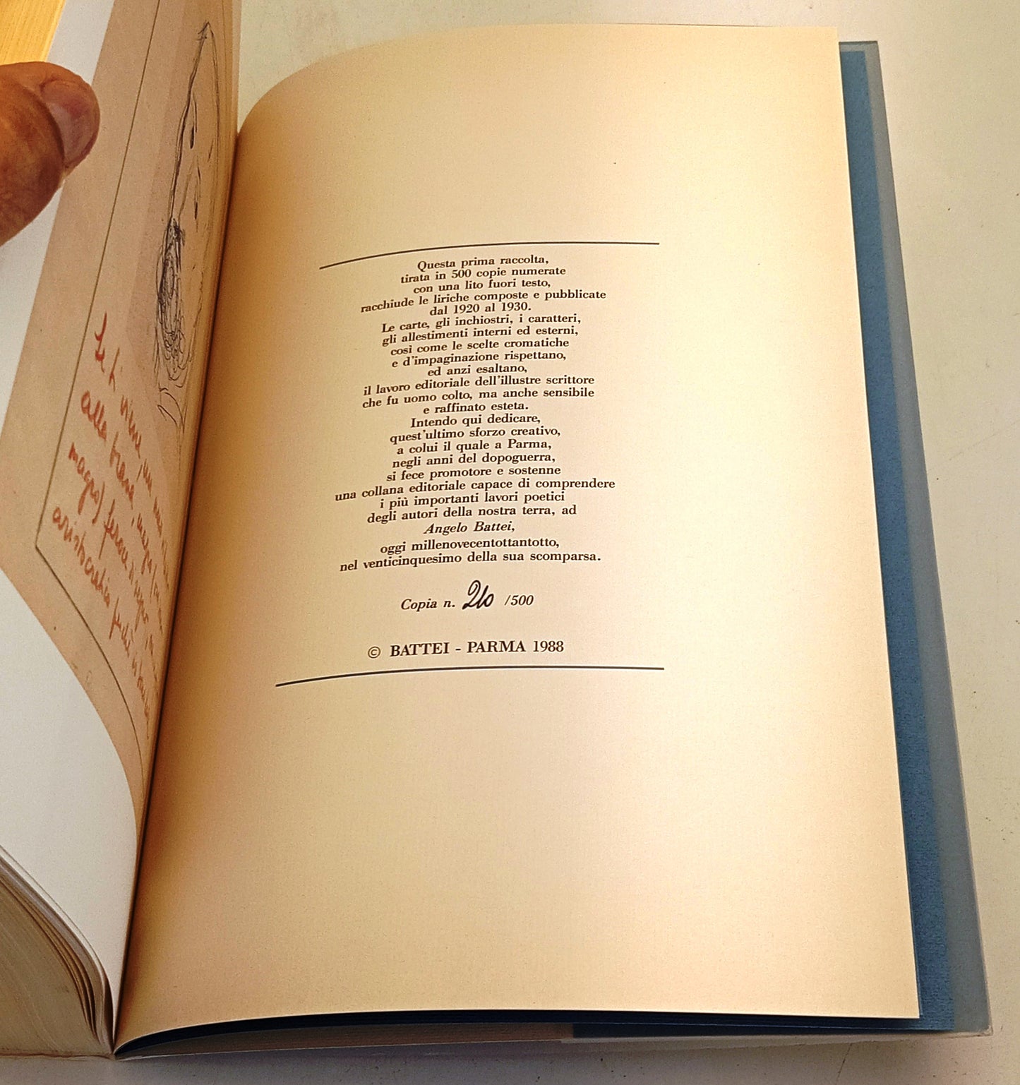 Opera Omnia dal 1920 al 1930 - Renzo Pezzani - Battei - copia 210/500 - YFS502