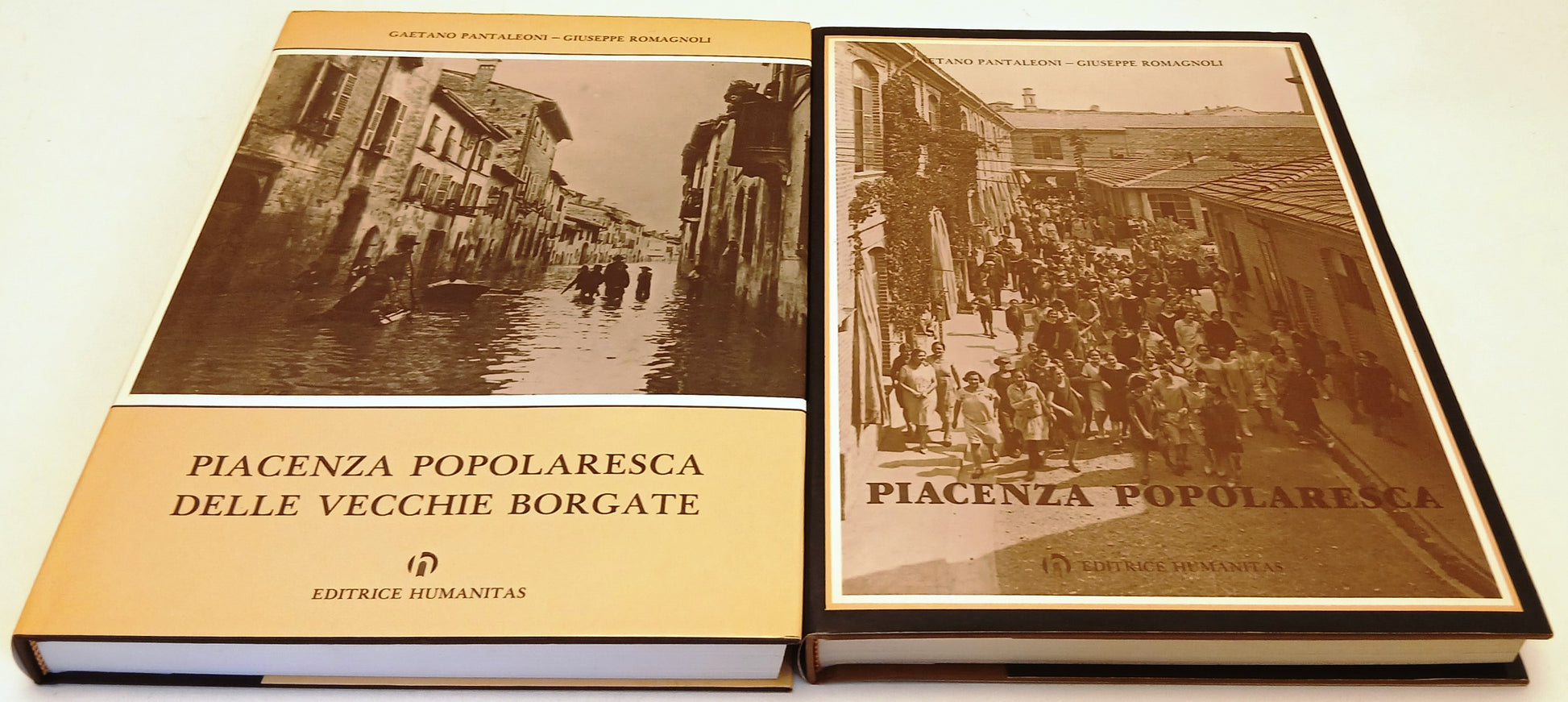 Piacenza Popolaresca 2 volumi - Pantaleoni Romagnoli -  Humanitas- 1a ed.- YFS70