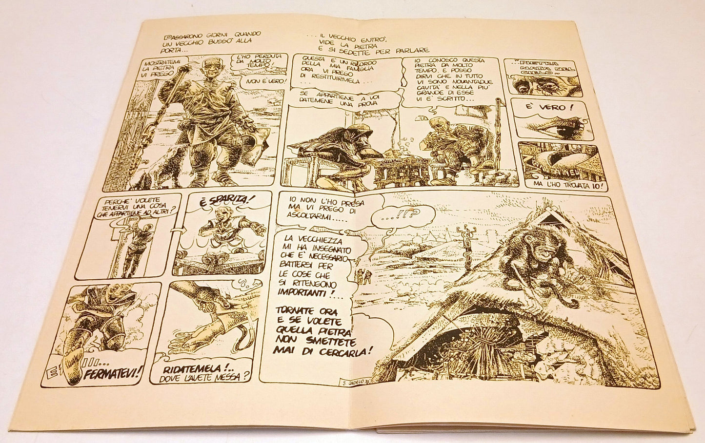La Pietra nata dal cielo - Silvio Cadelo - Reggio Emilia - 1978- fumetto- ZFS319