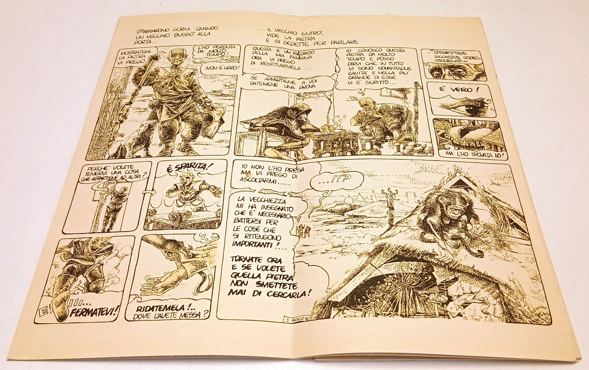 La Pietra nata dal cielo - Silvio Cadelo - Reggio Emilia - 1978- fumetto- ZFS319