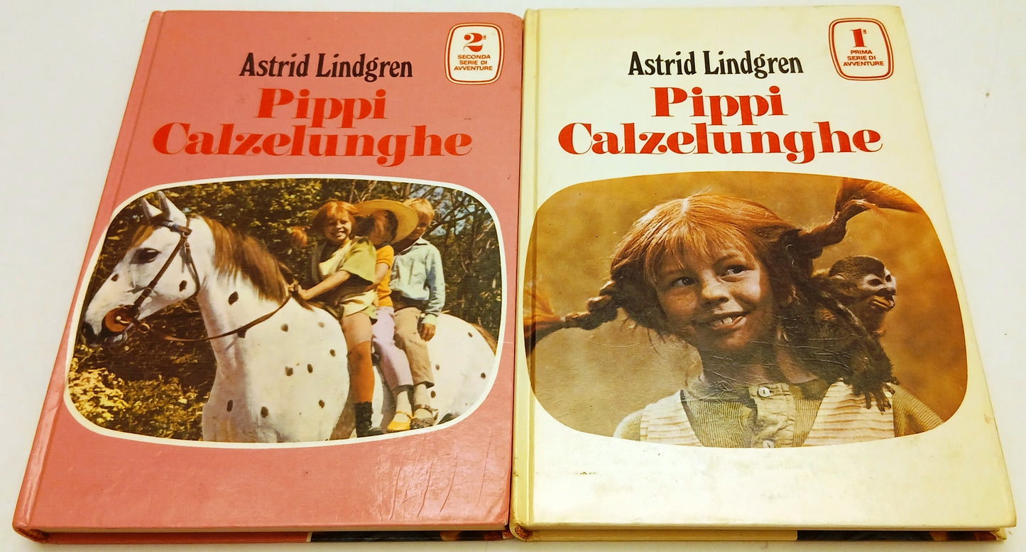 Pippi Calzelunghe 2 volumi - Astrid Lindgren - Vallecchi - 1a ed. - ZFS216
