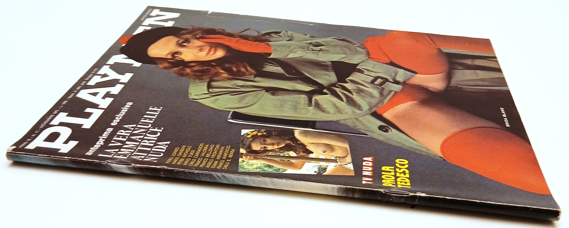 Rivista Playmen 11 novembre 1975 Erica Blanc completa di posterino - RVSa876