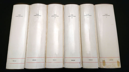 Storia naturale (6 volumi)- Plinio- Einaudi I Millenni- 1a ed.- cofanetto- XFS