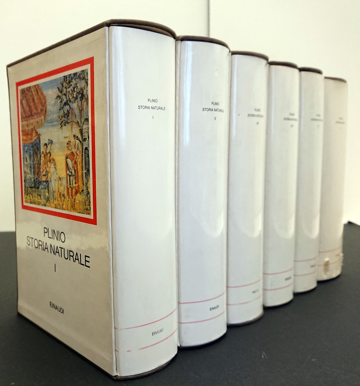 Storia naturale (6 volumi)- Plinio- Einaudi I Millenni- 1a ed.- cofanetto- XFS