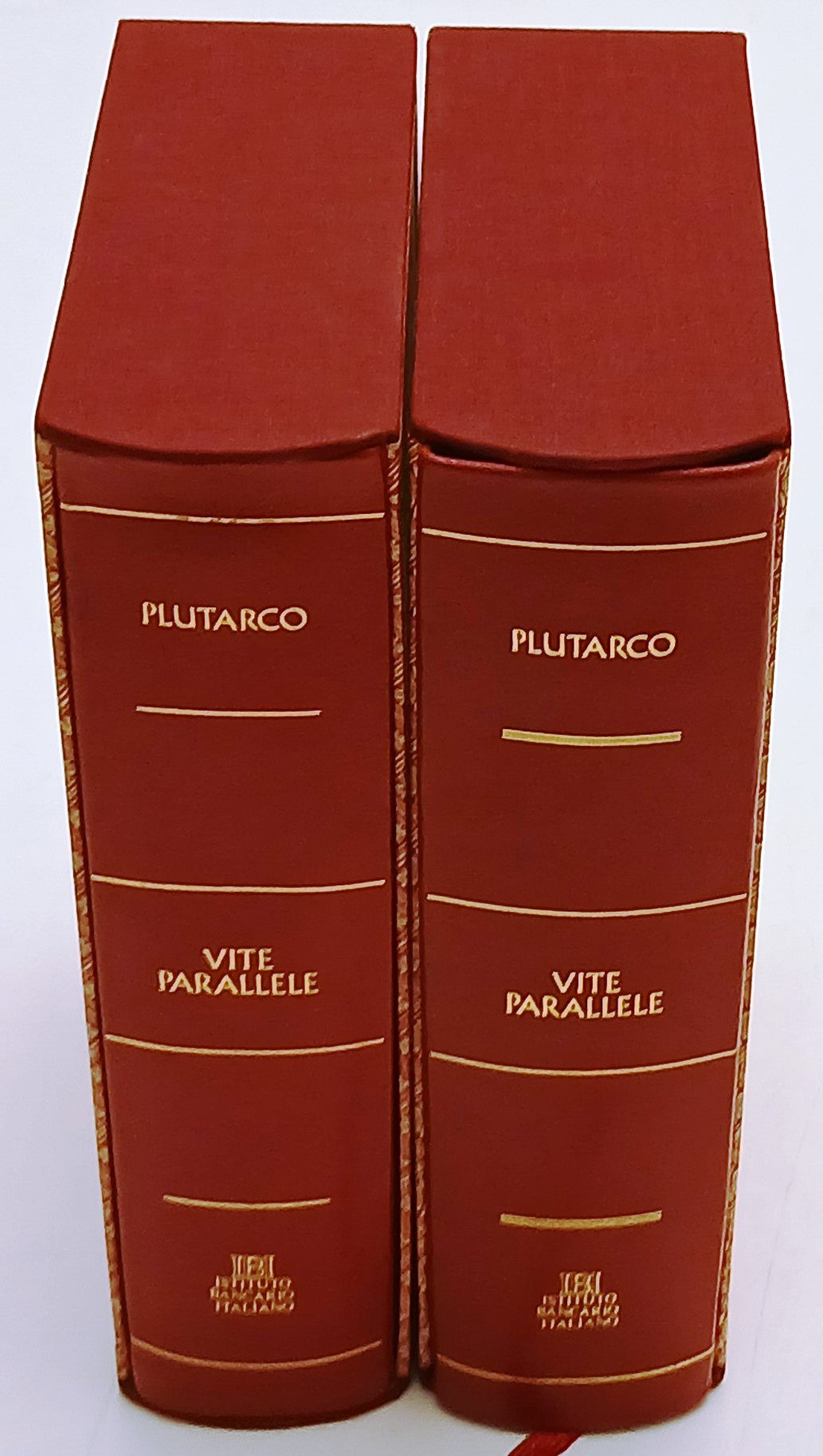 Vite Parallele 2 volumi - Plutarco- Istituto Bancario Italiano- astuccio- ZFS181