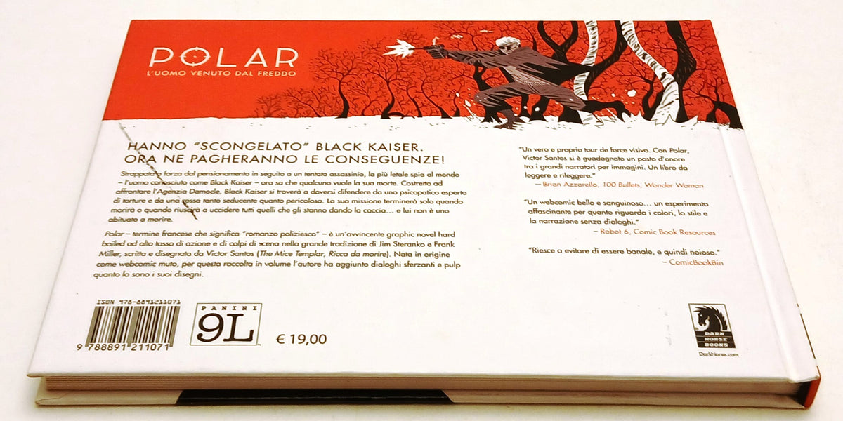 Polar L'uomo venuto dal freddo- Victor Santos- Panini 9L- 1a ed.- cartonato- A26