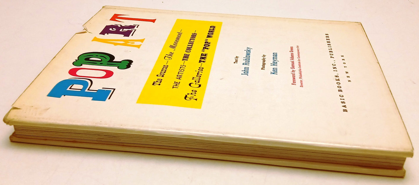 Pop Art - John Rublowsky Ken Heyman - Basic Books - 1965 - in inglese - YFS742