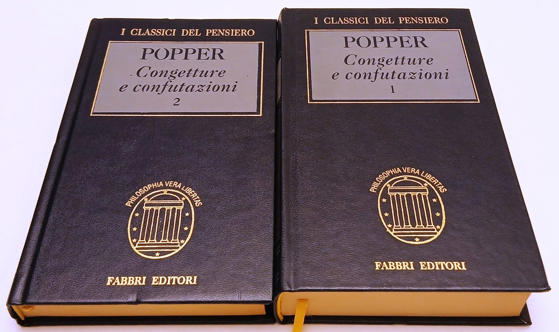 Congetture e confutazioni 2 voll - Popper - Fabbri Classici del pensiero - XFS