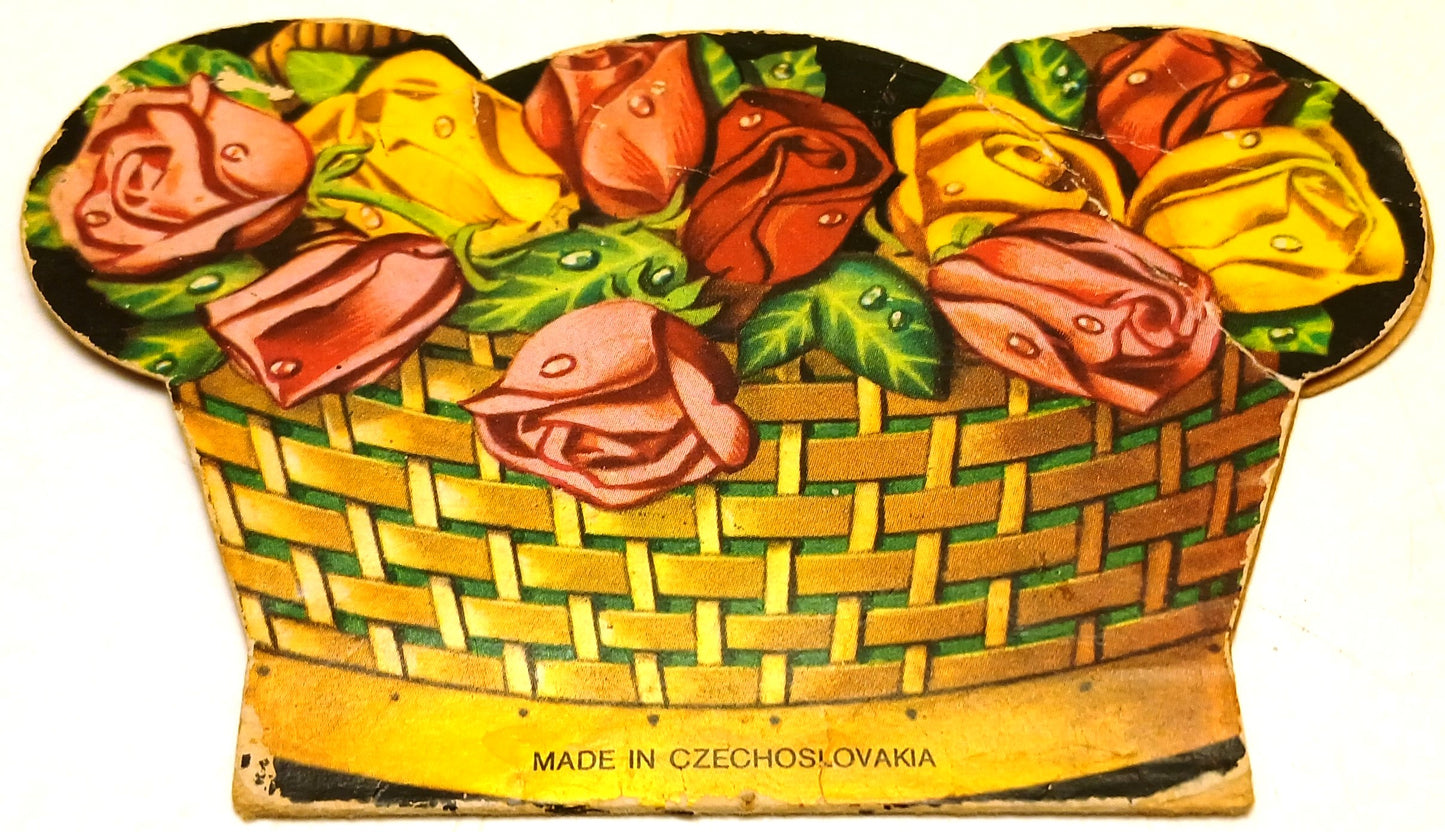 CV- Pieghevole porta aghi - Made in Czechoslovakia - in cartoncino - RVSz183