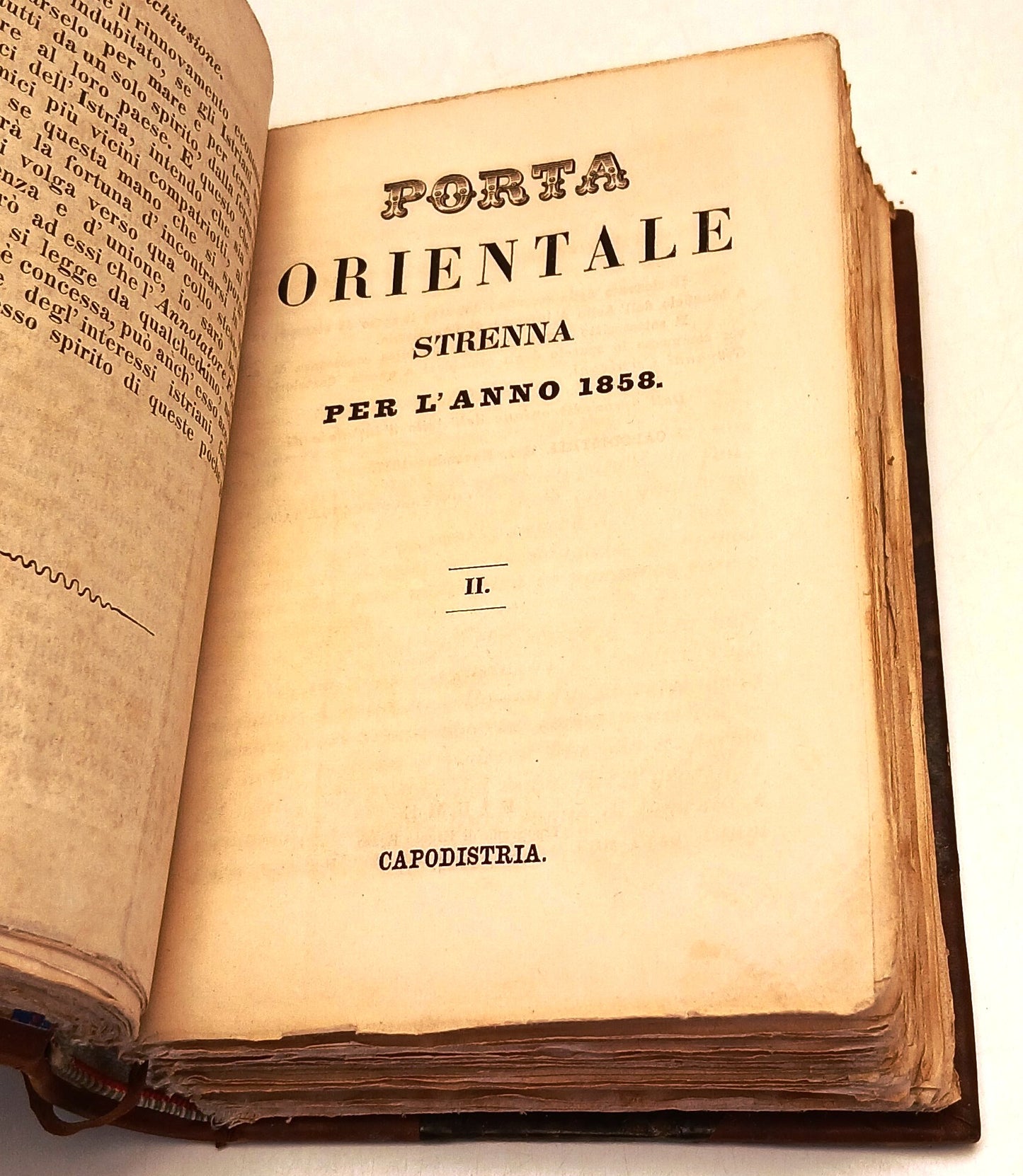 Porta Orientale Strenna per l'anno 1857 - Libreria Schubart - 1a ed. - ZFS214