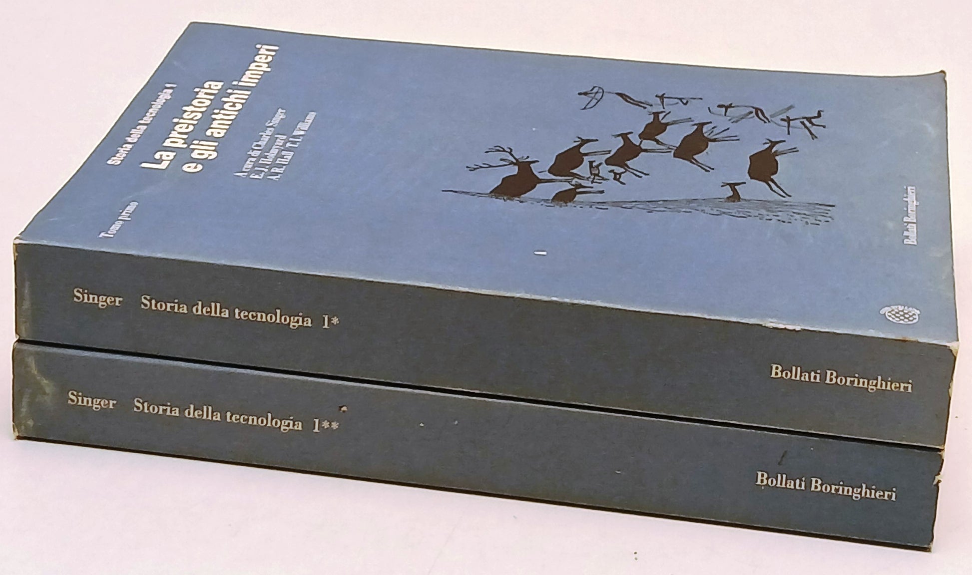 La preistoria gli antichi imperi 2 volumi Storia Tecnologia- Boringhieri- ZFS200