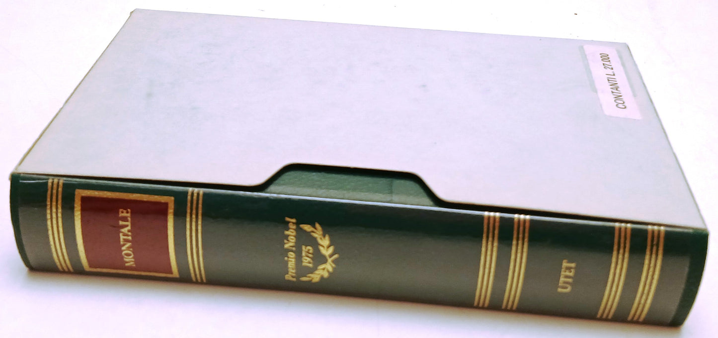 Premio Nobel 1975 Eugenio Montale - UTET Premi Nobel - 1a ed.- con astuccio- XFS