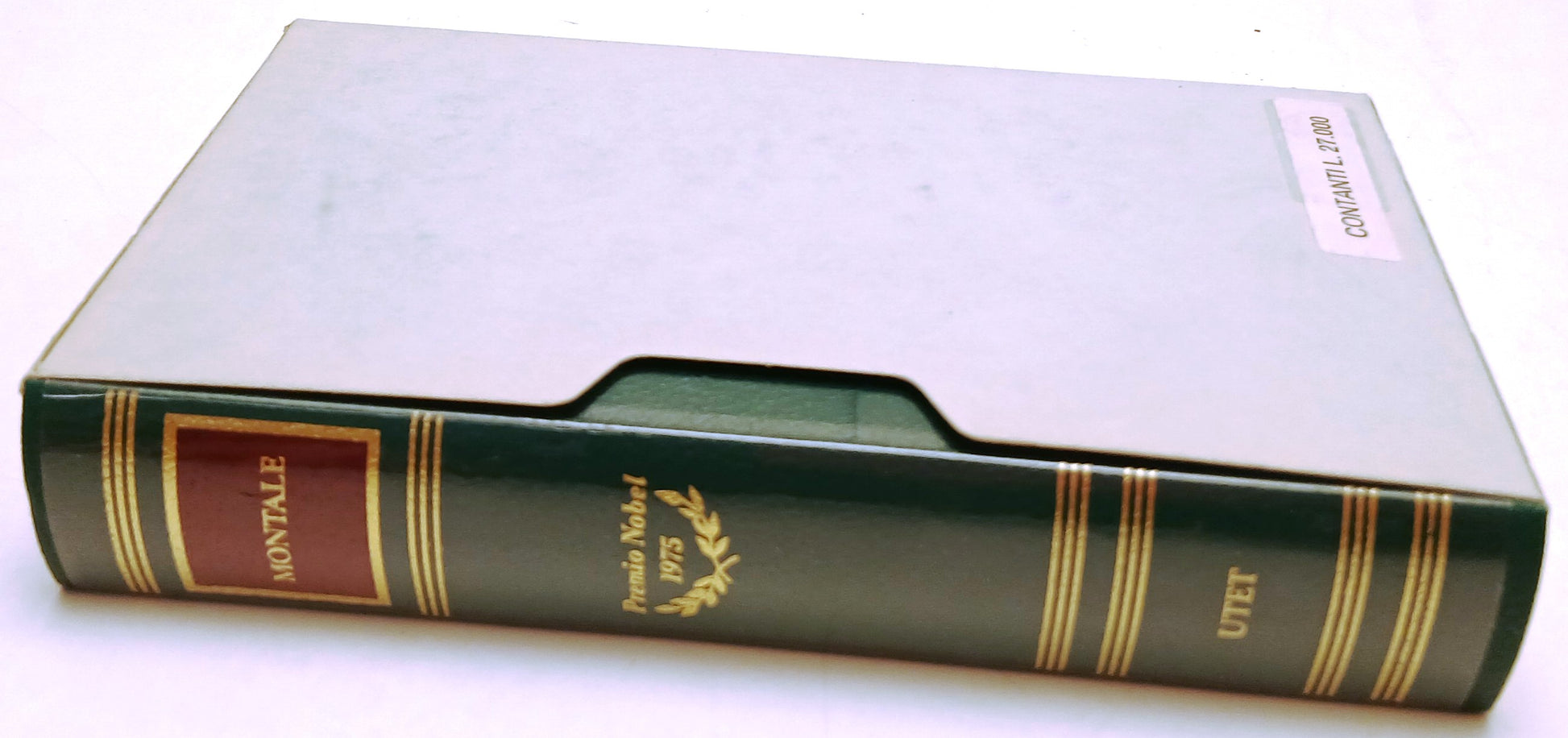 Premio Nobel 1975 Eugenio Montale - UTET Premi Nobel - 1a ed.- con astuccio- XFS