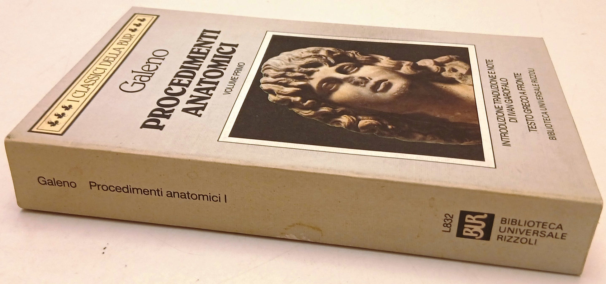 Procedimenti Anatomici I- Galeno- Rizzoli Classici Bur- 1a ed.- greco a fronte-XFS