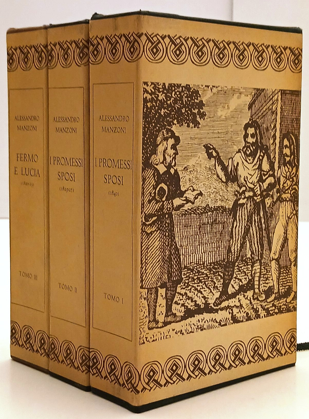 Tutte le Opere II Tomi I/III Fermo e Lucia Promessi Sposi - Manzoni- 1a ed.- XFS