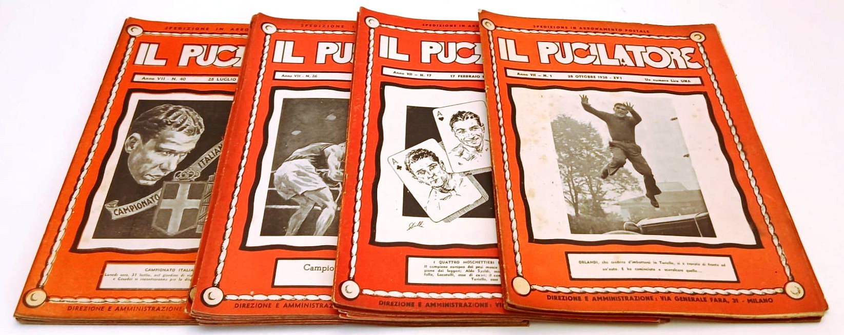 Rivista Il Pugilatore 1/51 Anno VII 1938/1939 - manca numero 9 - YFS637