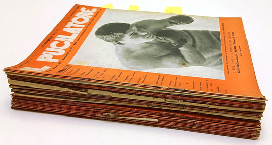 Rivista Il Pugilatore 1/50 Anno VI 1937/1938 annata completa - YFS708