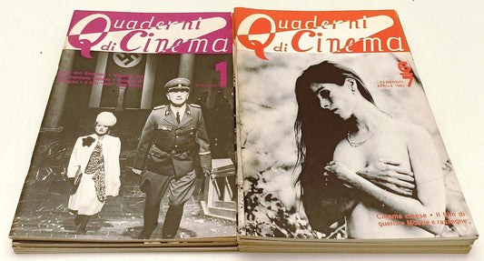 LW- LOTTO QUADERNI DI CINEMA 1/56 (-37,38,39,40) - 1981/1997 - YFS242